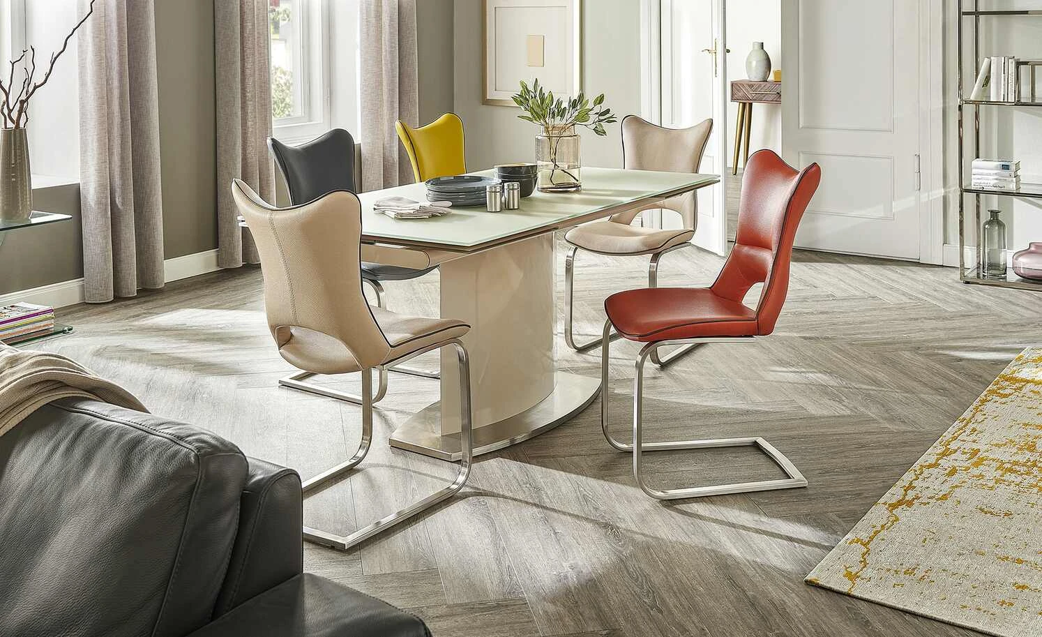 uno Glastisch ausziehbar Torres 3 uno Glastisch ausziehbar Torres