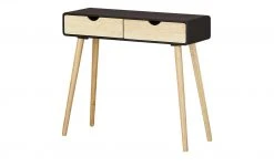 Konsolentisch Cassarina | Gummibaum / Schwarz