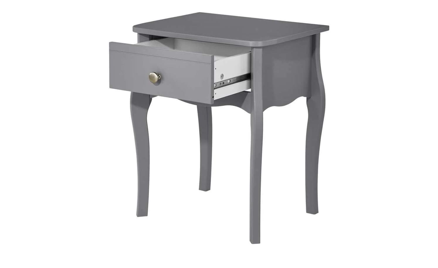 Nachtkommode Barbona | Grau 4 Nachtkommode Barbona | Grau – Bild 2