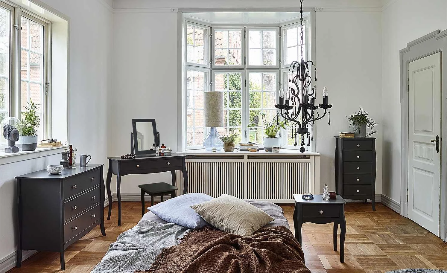 Schminktisch Barbona | Schwarz 2 Schminktisch Barbona | Schwarz