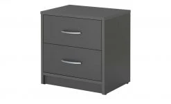 Nachtkommode Ashford | Graphit (Dunkelgrau) 2|Stück