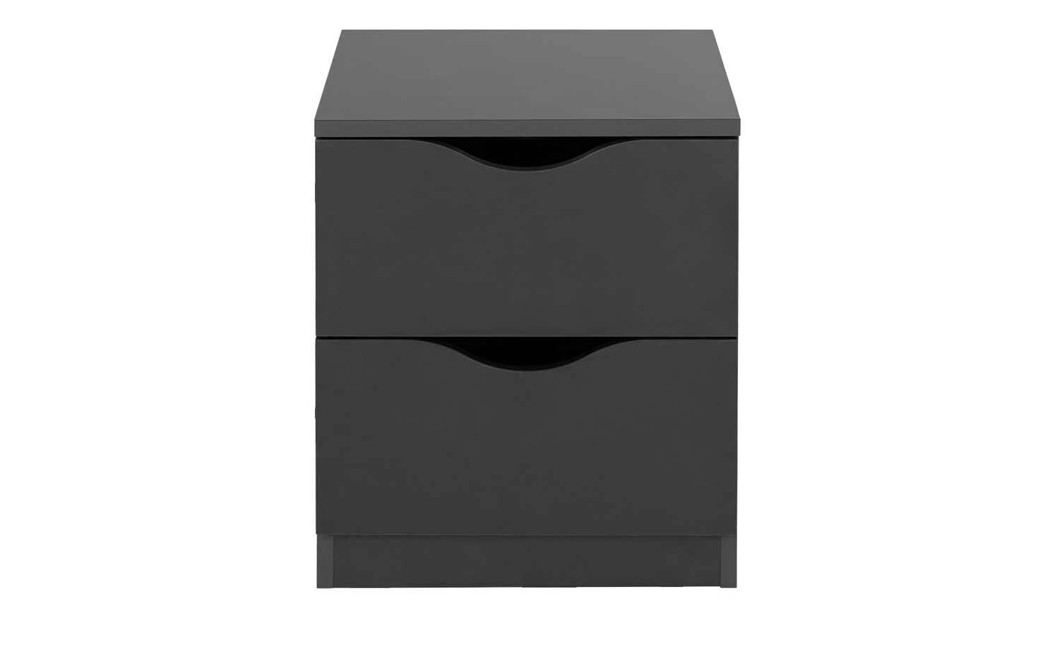 Nachtkommode Bedford | Graphit (Dunkelgrau) 2|Stück 4 Nachtkommode Bedford | Graphit (Dunkelgrau) 2|Stück – Bild 2