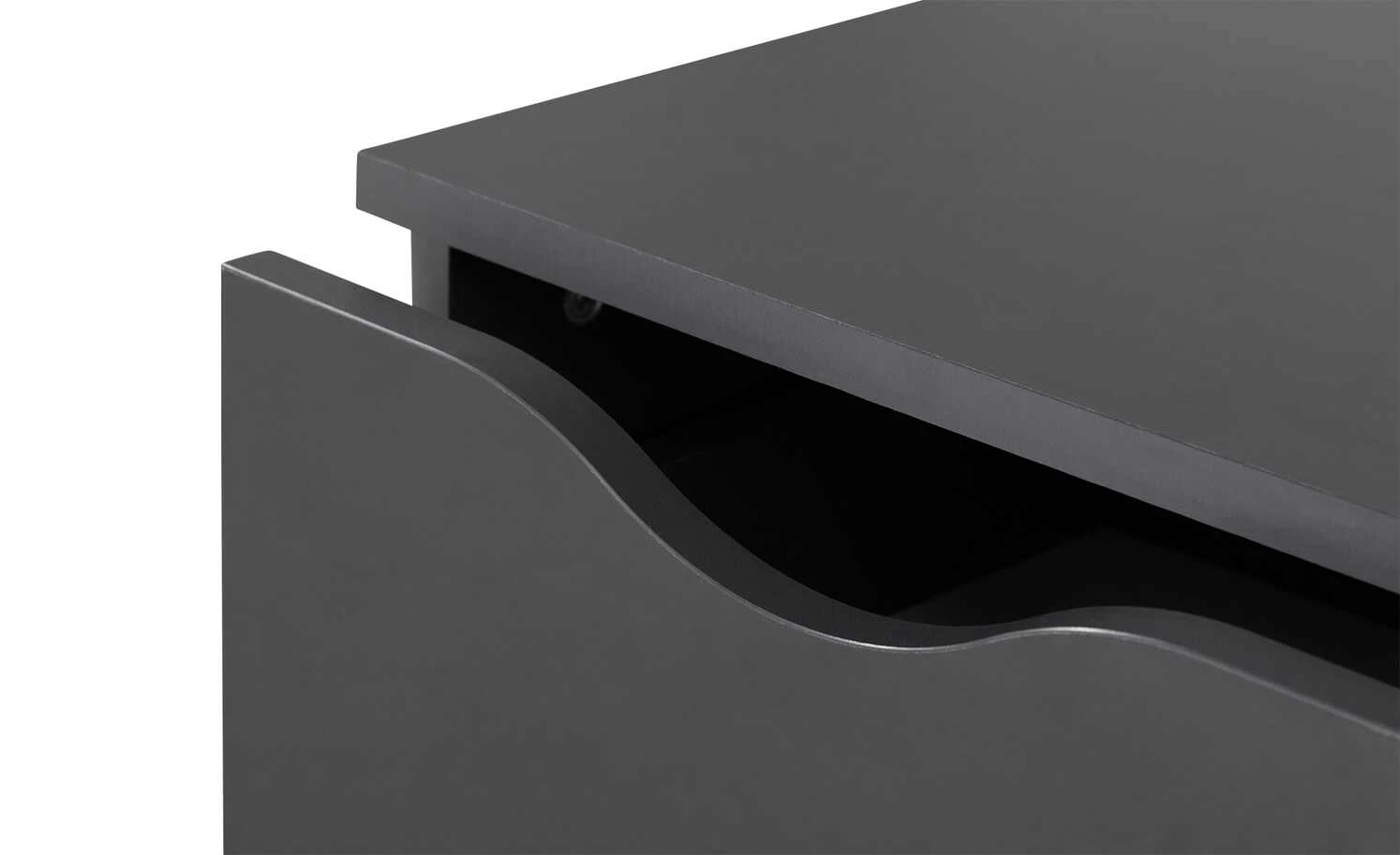Nachtkommode Bedford | Graphit (Dunkelgrau) 2|Stück 6 Nachtkommode Bedford | Graphit (Dunkelgrau) 2|Stück – Bild 4