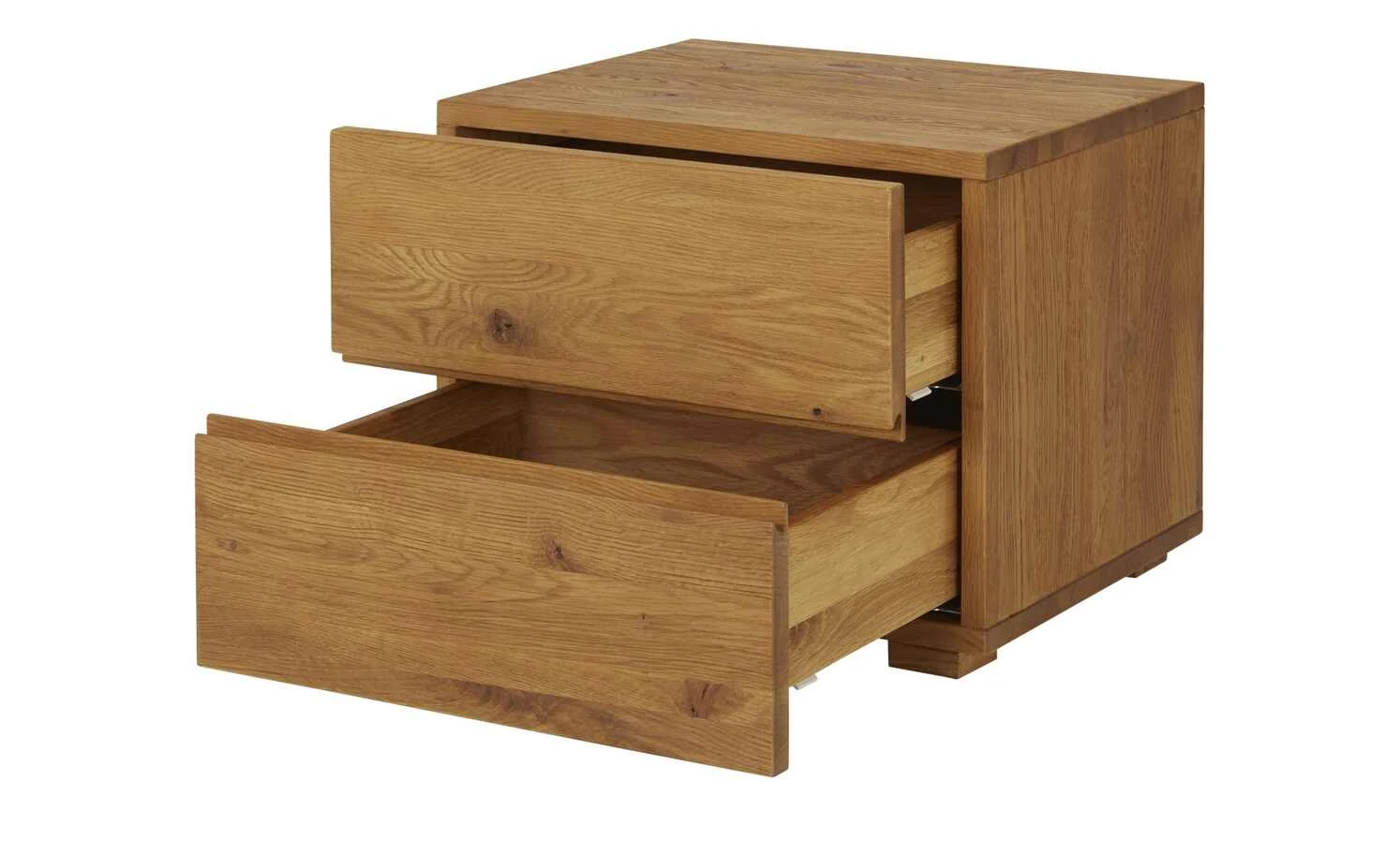 Massivholz-Nachtkommode Menza | Wildeiche Natur 4 Massivholz-Nachtkommode Menza | Wildeiche Natur – Bild 2