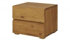 Massivholz-Nachtkommode Menza | Wildeiche Natur