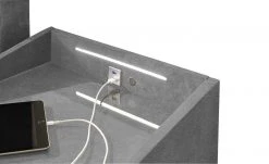 meinBett Nachtkonsole mit LED-Beleuchtung und USB-Anschluss Moon | Grau 11 meinBett Nachtkonsole mit LED-Beleuchtung und USB-Anschluss Moon | Grau -Tischety Verkaufe 13126073 4 202101061029