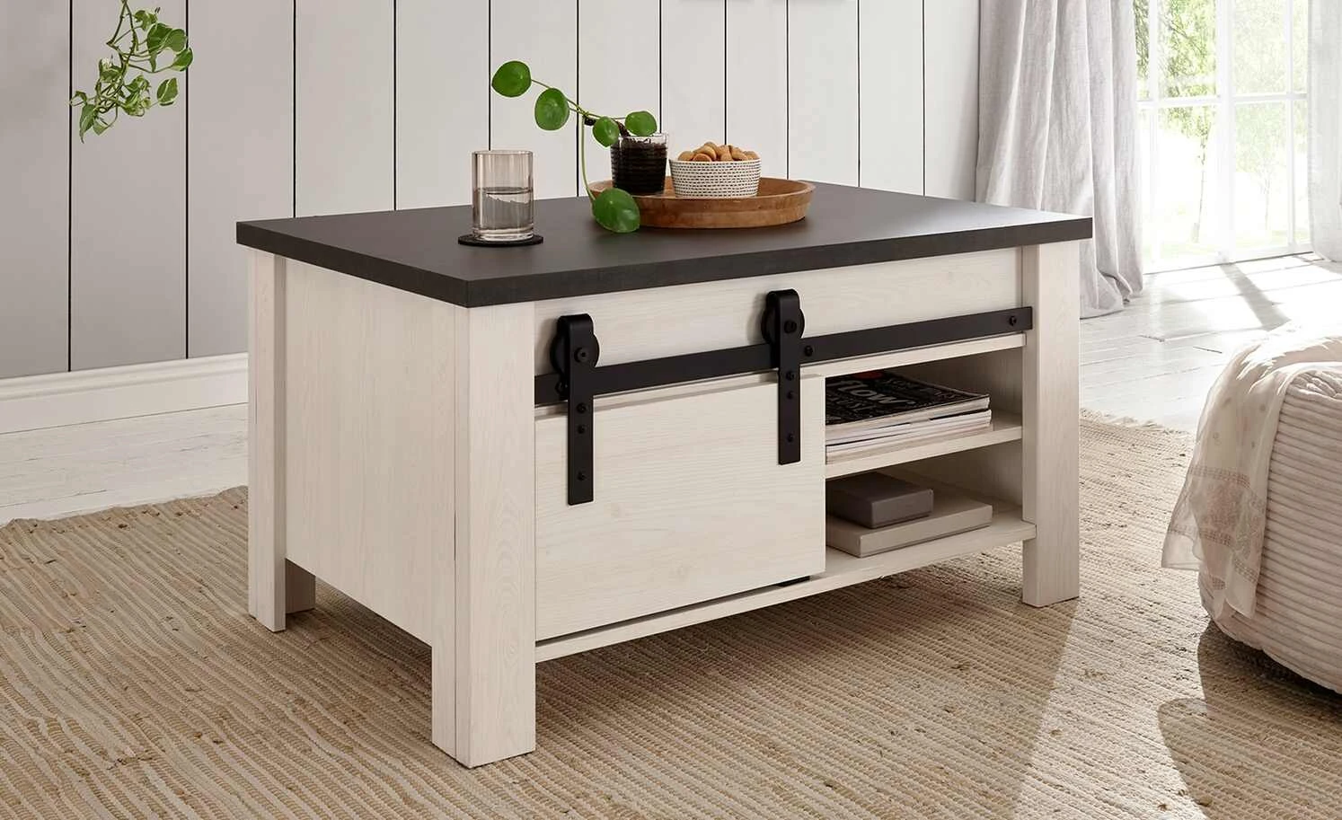 Couchtisch Sintra | Pinie Weiß (Nachbildung) 6 Couchtisch Sintra | Pinie Weiß (Nachbildung) – Bild 4