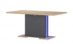 Esstisch Sencillo | Asteiche (Nachbildung) / Anthrazit 140x89 cm