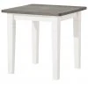 maison bleue Esstisch massiv Florian | Weiß / Grau ca. 78x78 cm -Tischety Verkaufe 13300145 2 202108130002