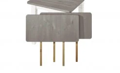 maison bleue Esstisch massiv Florian | Weiß / Grau ca. 78x78 cm -Tischety Verkaufe 13300145 6 202108130002