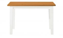 maison bleue Esstisch massiv Florian | Weiß / bernsteinfarben ca. 120x78 cm -Tischety Verkaufe 13300147 4 202108130002