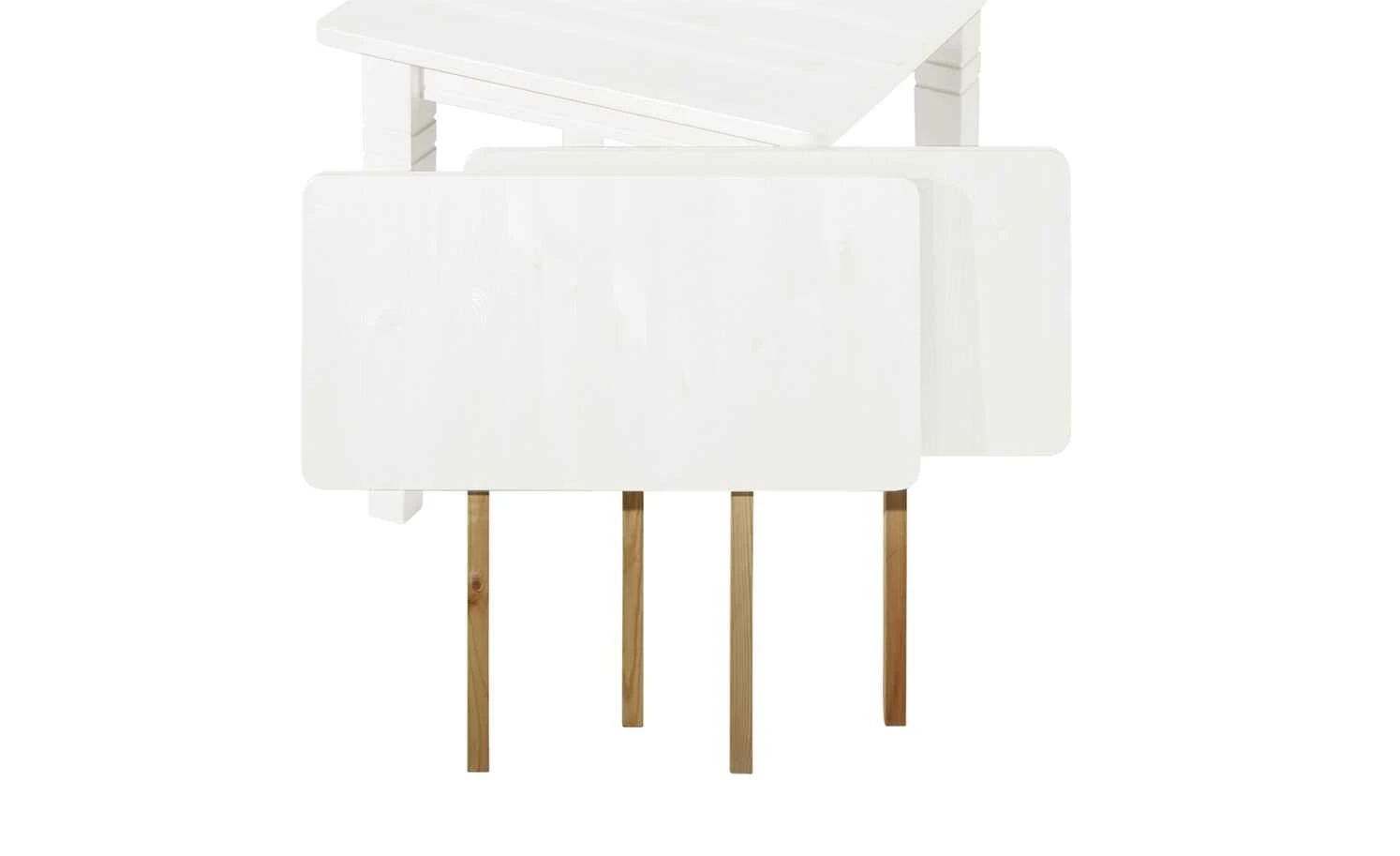 maison bleue Esstisch massiv Florian | Weiß ca. 78x78 cm 5 maison bleue Esstisch massiv Florian | Weiß ca. 78x78 cm – Bild 3