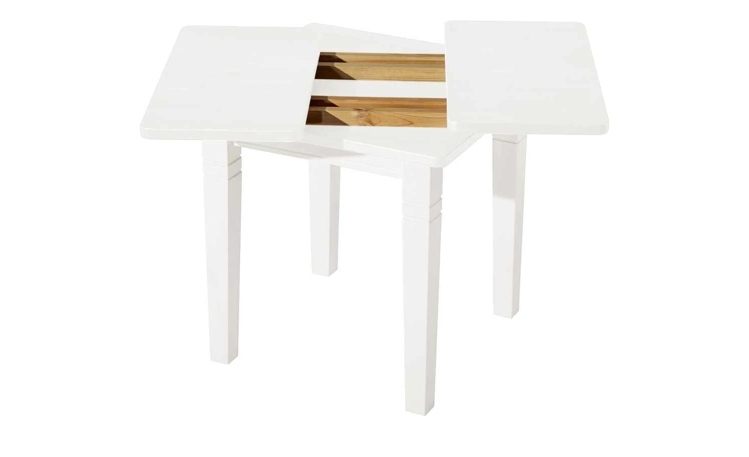 maison bleue Esstisch massiv Florian | Weiß ca. 78x78 cm 9 maison bleue Esstisch massiv Florian | Weiß ca. 78x78 cm – Bild 7