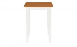 maison bleue Bartisch massiv Florian | Weiß / bernsteinfarben 78|cm -Tischety Verkaufe 13300268 5 202108131411