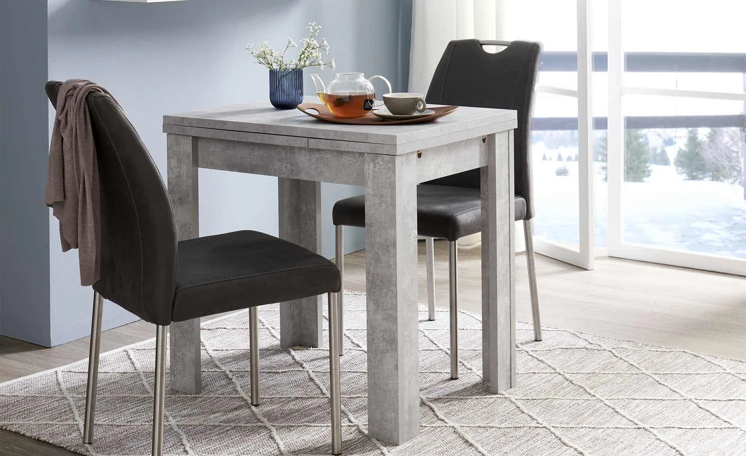 Esstisch ausziehbar Puro | 80|cm 3 Esstisch ausziehbar Puro | 80|cm