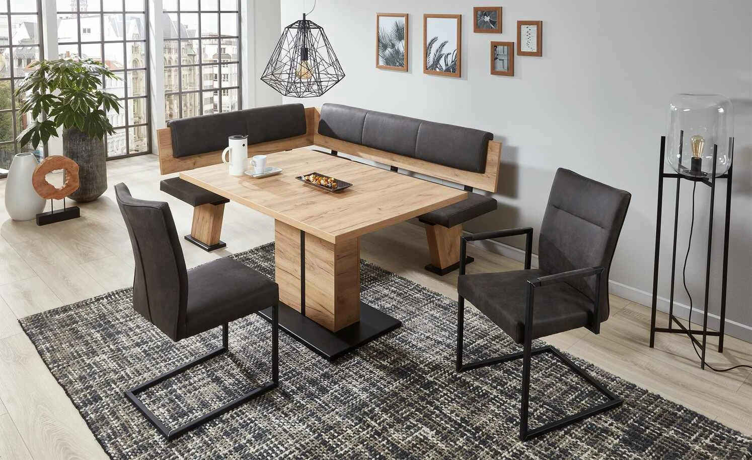 uno Säulentisch ausziehbar Mona | 140|cm 3 uno Säulentisch ausziehbar Mona | 140|cm