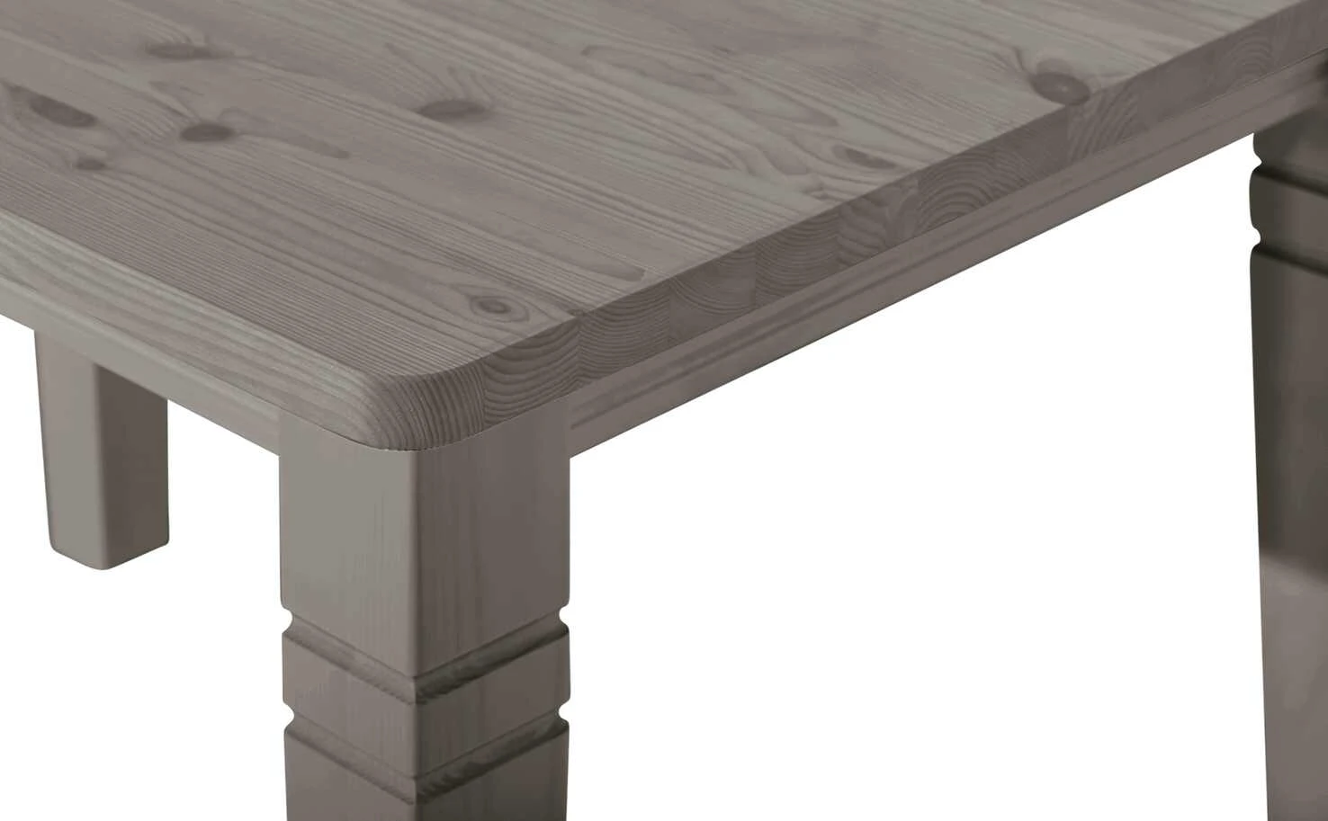 maison bleue Esstisch massiv Florian | Grau ca. 120x78 cm 6 maison bleue Esstisch massiv Florian | Grau ca. 120x78 cm – Bild 4