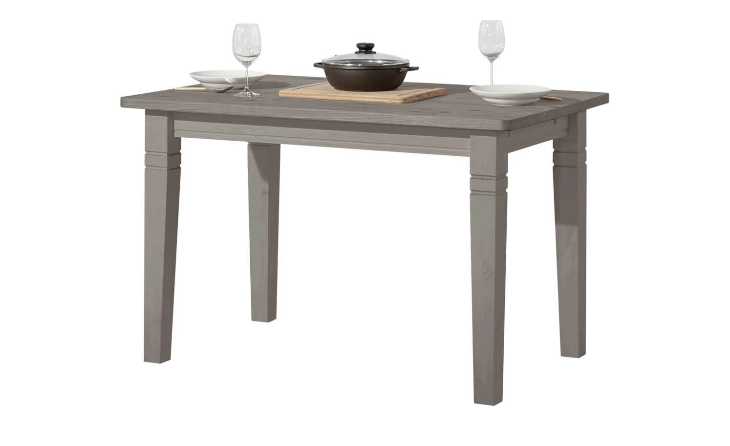 maison bleue Esstisch massiv Florian | Grau ca. 120x78 cm 9 maison bleue Esstisch massiv Florian | Grau ca. 120x78 cm – Bild 7