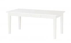 maison bleue Esstisch massiv Florian | Weiß ca. 180x90 cm