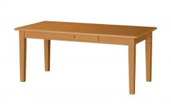 maison bleue Esstisch massiv Florian | bernsteinfarben ca. 180x90 cm