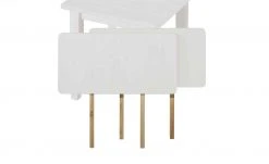 maison bleue Ansteckplatte, 1-teilig Florian | Weiß Ausführung 2 (passend zu Tisch mit Breite 90 cm)