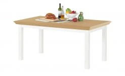 maison bleue Esstisch Petit Chalet | Weiß / Asteiche ausziehbar -Tischety Verkaufe 13304914 3 202206232232