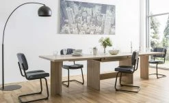 Esstisch ausziehbar Fabio | Eiche sägerau (Nachbildung)