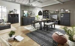 Esstisch ausziehbar Varese | Asteiche (Nachbildung) / Graphitgrau -Tischety Verkaufe 13307568 10 201907162247