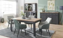 Esstisch ausziehbar Varese | Asteiche (Nachbildung) / Graphitgrau -Tischety Verkaufe 13307568 16 201908092246