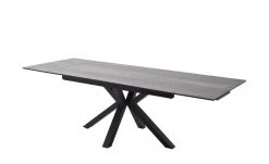 Keramik-Säulentisch ausziehbar Nora | Holzoptik Barrique Schwarz -Tischety Verkaufe 13308137 2 202007240819