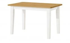 maison bleue Esstisch massiv Florian | Weiß / laugenfarben ca. 120x78 cm -Tischety Verkaufe 13313116 1 202108130002