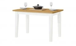 maison bleue Esstisch massiv Florian | Weiß / laugenfarben ca. 120x78 cm -Tischety Verkaufe 13313116 2 202108130002