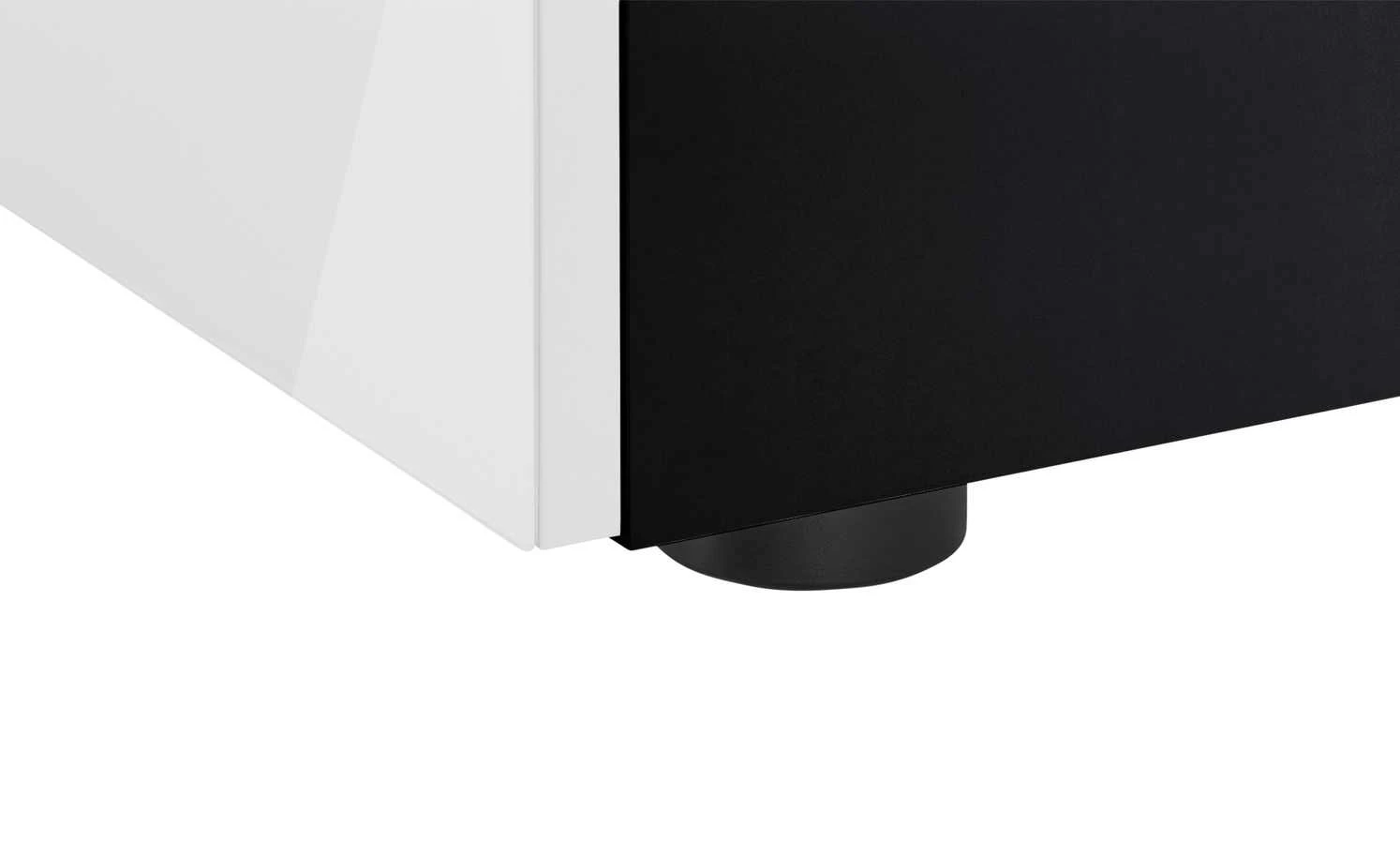 Nachtkommode Vitreo | Anthrazit / Weiß Abdeckplatte mit zusätzlichem Glas 5 Nachtkommode Vitreo | Anthrazit / Weiß Abdeckplatte mit zusätzlichem Glas – Bild 3