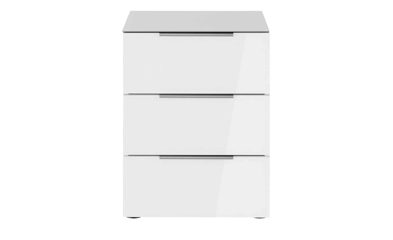 Nachtkommode Vitreo | Anthrazit / Weiß Abdeckplatte mit zusätzlichem Glas 8 Nachtkommode Vitreo | Anthrazit / Weiß Abdeckplatte mit zusätzlichem Glas – Bild 6