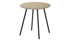 Beistelltisch Canneto | Eiche / Schwarz 40|cm