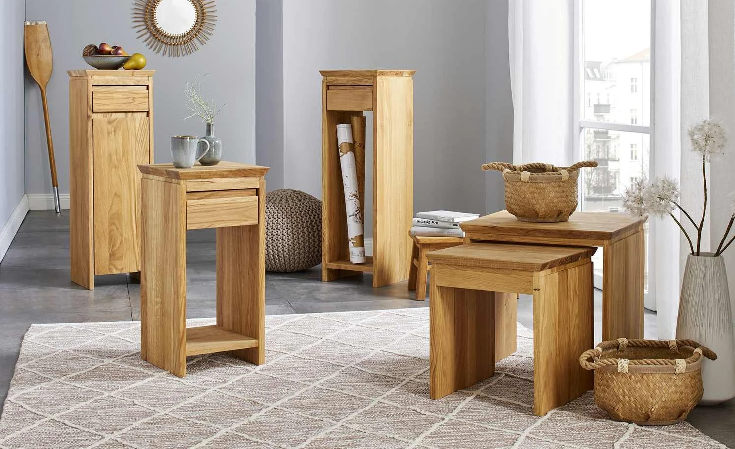 Beistelltisch Tiny | Wildeiche 4 Beistelltisch Tiny | Wildeiche – Bild 2