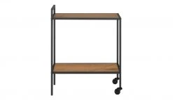 Servierwagen Seano | Wildeiche (Nachbildung) / Schwarz -Tischety Verkaufe 13347068 9 202204251234