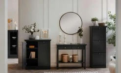 Konsolentisch Laurito | Anthrazit