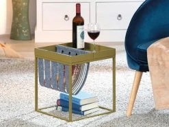 Beistelltisch Club NY Magazin | Olive/Grau -Tischety Verkaufe 13348789 2 202201262233