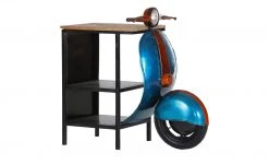 Beistellmöbel Roma | Blau/ Orange