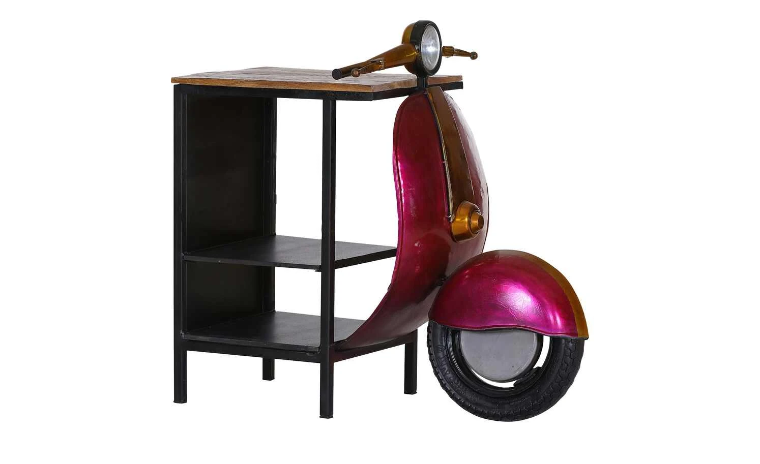 Beistellmöbel Roma | Pink/ goldfarben 3 Beistellmöbel Roma | Pink/ goldfarben