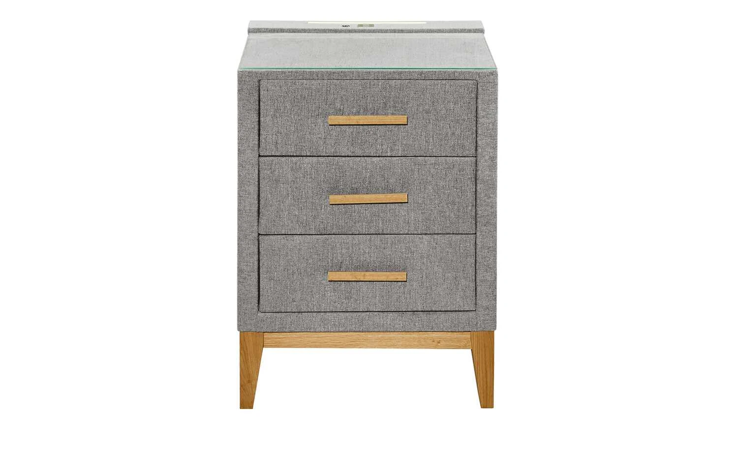 uno Nachtkommode Elli | Grau 4 uno Nachtkommode Elli | Grau – Bild 2