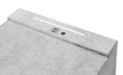 uno Nachtkommode mit LED-Beleuchtung und USB-Anschluss Bene | Hellgrau -Tischety Verkaufe 14122147 3 202204042233