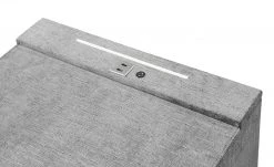 uno Nachtkommode mit LED-Beleuchtung und USB-Anschluss Bene | Grau -Tischety Verkaufe 14122148 1 202204051233