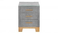 uno Nachtkommode mit LED-Beleuchtung und USB-Anschluss Bene | Grau -Tischety Verkaufe 14122148 3 202204051233