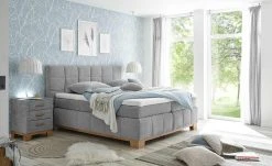 uno Nachtkommode mit LED-Beleuchtung und USB-Anschluss Bene | Grau