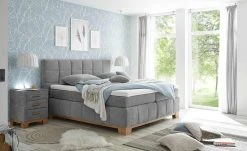 uno Nachtkommode mit LED-Beleuchtung und USB-Anschluss Bene | Dunkelgrau