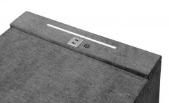 uno Nachtkommode mit LED-Beleuchtung und USB-Anschluss Bene | Graphit (Graphitgrau) -Tischety Verkaufe 14122150 2 202204051233