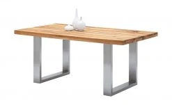 Woodford Kufen-Esstisch massiv Lavello | Wildeiche Edelstahl ca. 220x100 cm -Tischety Verkaufe 14300841 5 202108102232