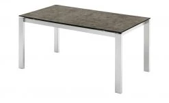 Connubia Keramiktisch ausziehbar Baron | ca. 160x85x75 cm (LBH) Bleigrau